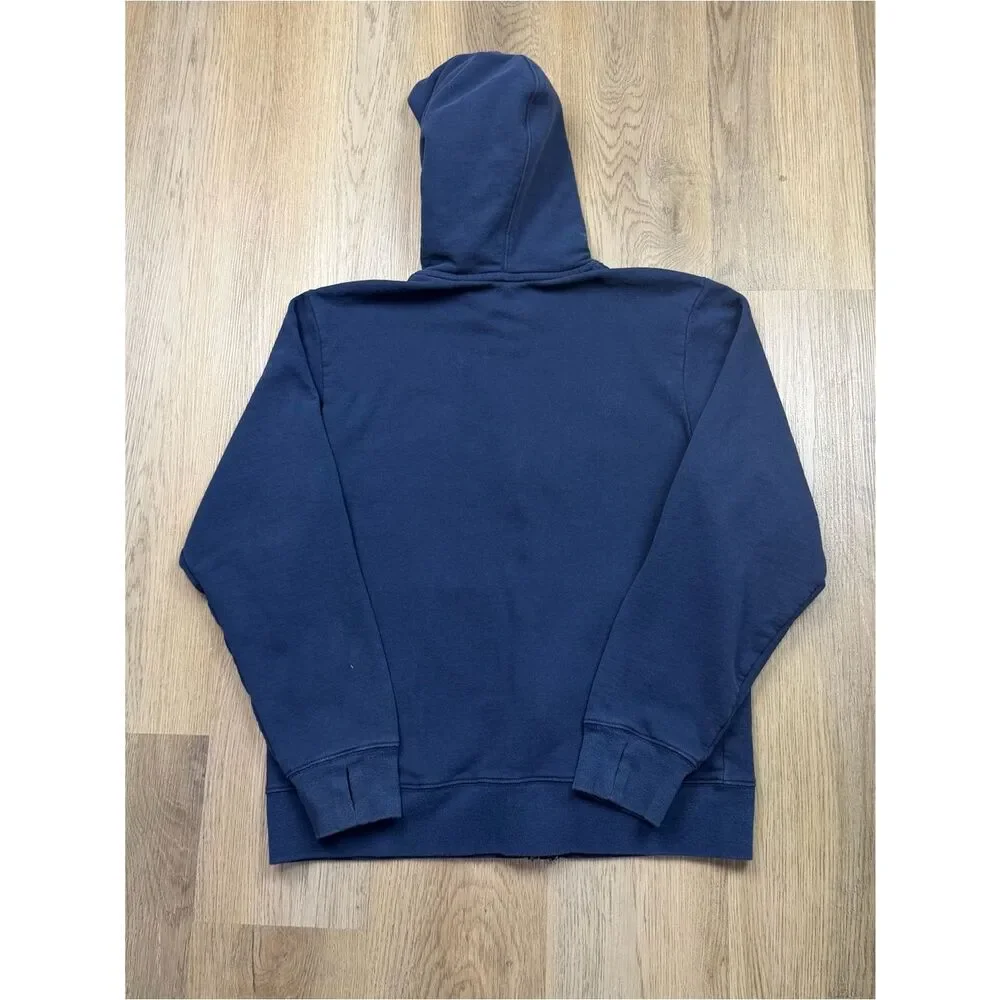 The North Face hoodie men’s size L blue full zip sweatshirt outdoor